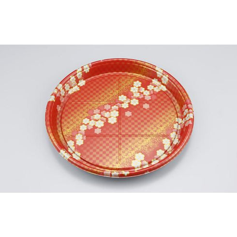 【蓋付き】SF丸浅桶25(京うたげ) 【本体480枚・蓋480枚セット】